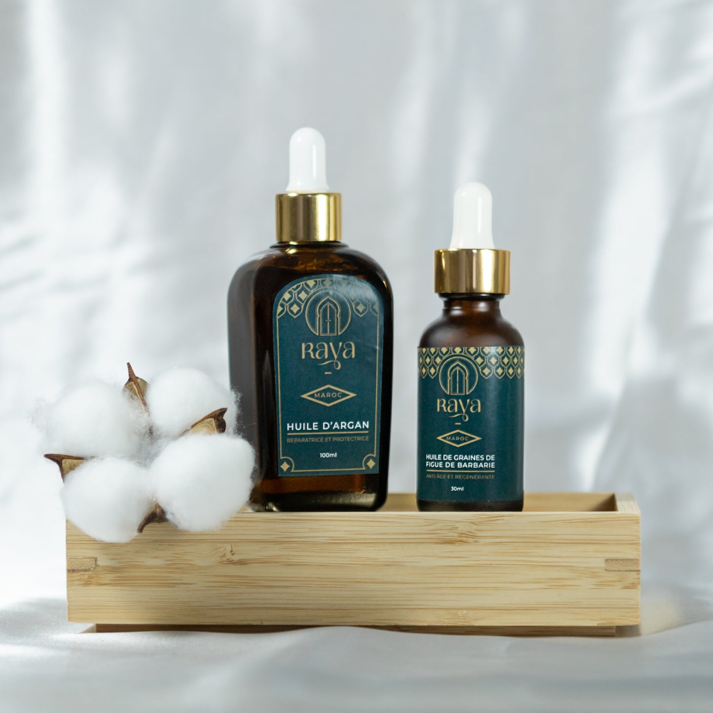 RAYA Double Radiance: Argan Oil & Prickly Pear Seed Oil, Complete Skin and Hair Care